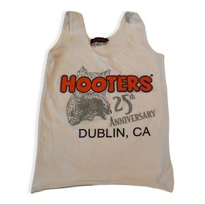 hooters special anniversary tank top